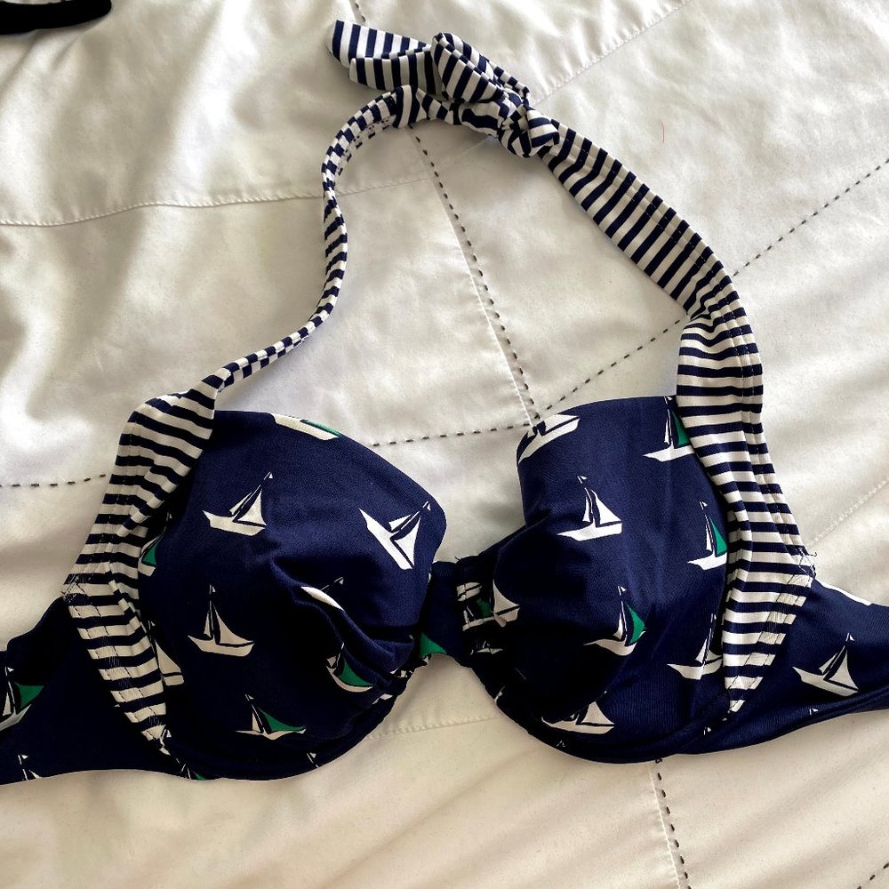 Halter Nautical Bikini Top